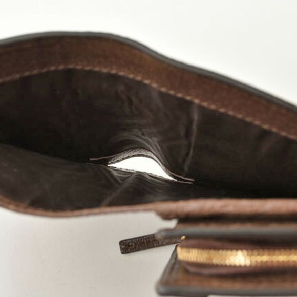 Gucci Wallet Bi-fold GUCCI Folding Beige Brown 598662 96IWG 8745 Ophidia GG S... - Picture 12 of 12